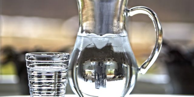 Water in carafe
